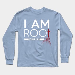 I AM ROOT Christian T-Shirt, T-Shirt, Faith-based Apparel, Women's, Men's, Unisex, Hoodies, Sweatshirts Long Sleeve T-Shirt